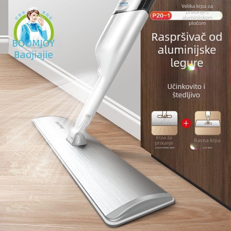 Baojiajie P20 kućni sprej ravni mop – mokro i suho, dvostruka uporaba, veliki