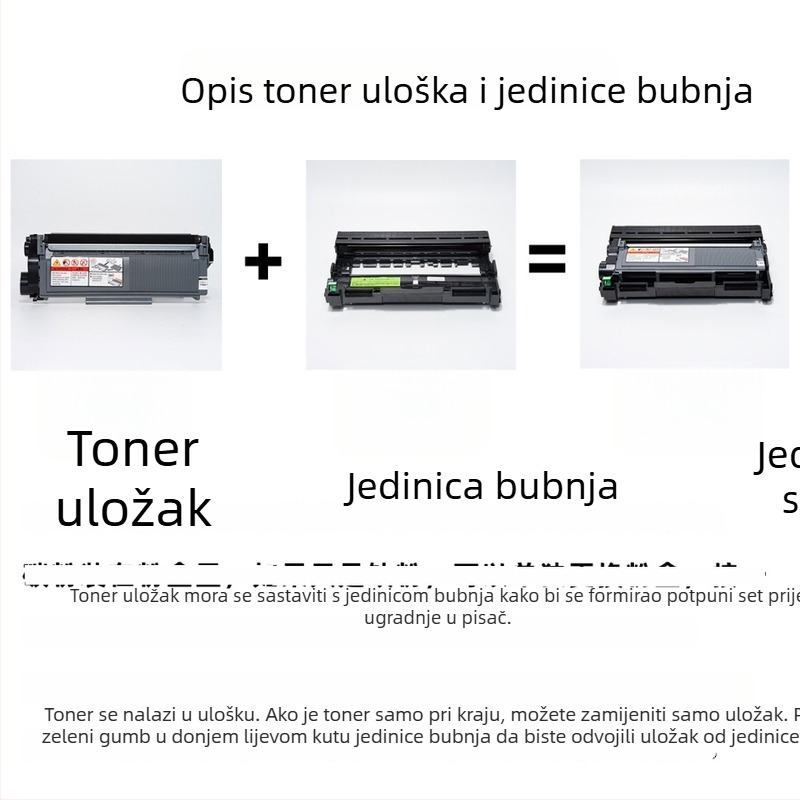 Jedinica bubnja i toner kaseta kompatibilna s Fuji Xerox 268 serijom (M268dw, M268z, P228db)