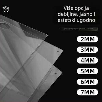 Prozirna akril kutija za izlaganje s ljestvičastim stalkom za Molly figure od Bubble Mart, poklop protiv prašine