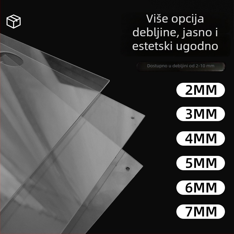 Prozirna akril kutija za izlaganje s ljestvičastim stalkom za Molly figure od Bubble Mart, poklop protiv prašine