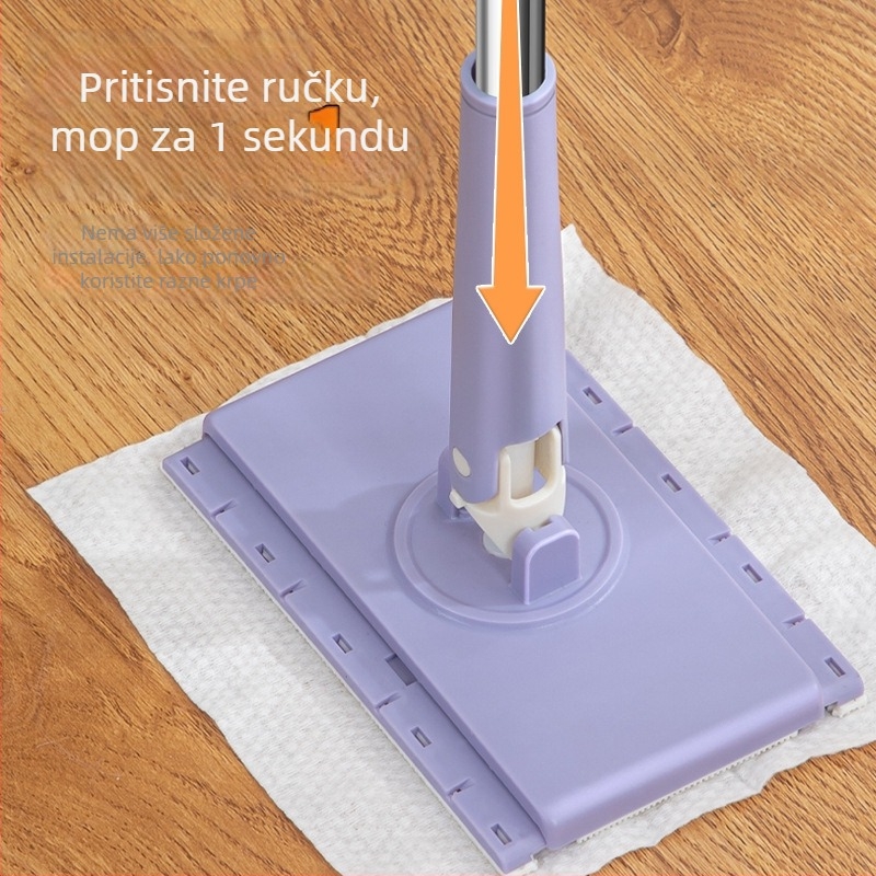 Elektrostatne maramice za lice i mali mop za kupaonicu, višekratno upotrebljive netkane krpe