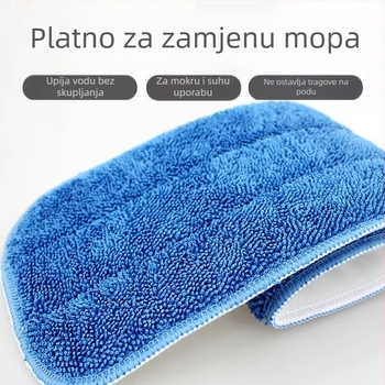 ROSDEC Zamjenske krpe za ploski mop – upijajuće, ne skupljaju se, bez tragova vode, universalno za uklanjanje prašine