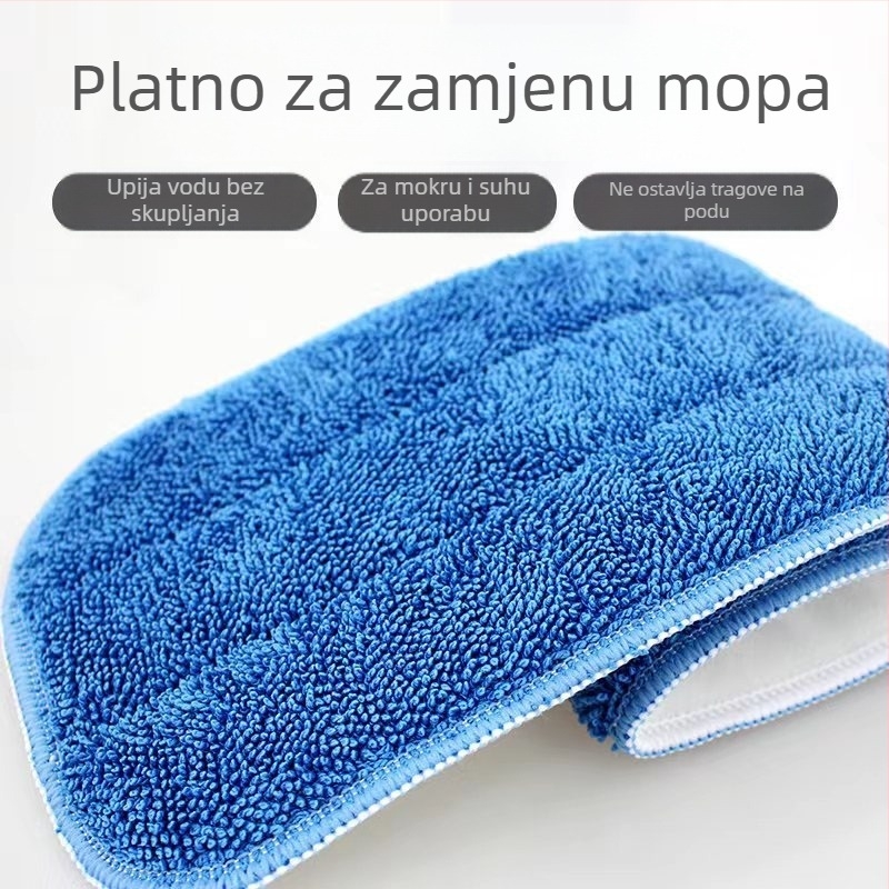 ROSDEC Zamjenske krpe za ploski mop – upijajuće, ne skupljaju se, bez tragova vode, universalno za uklanjanje prašine