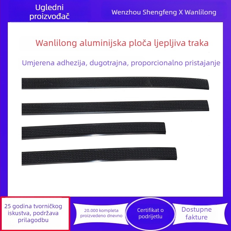 Wanli Dragon dodaci za mop: plosna samoljepljiva traka za zamjenu u žljeb, univerzalna komercijalna glava mop