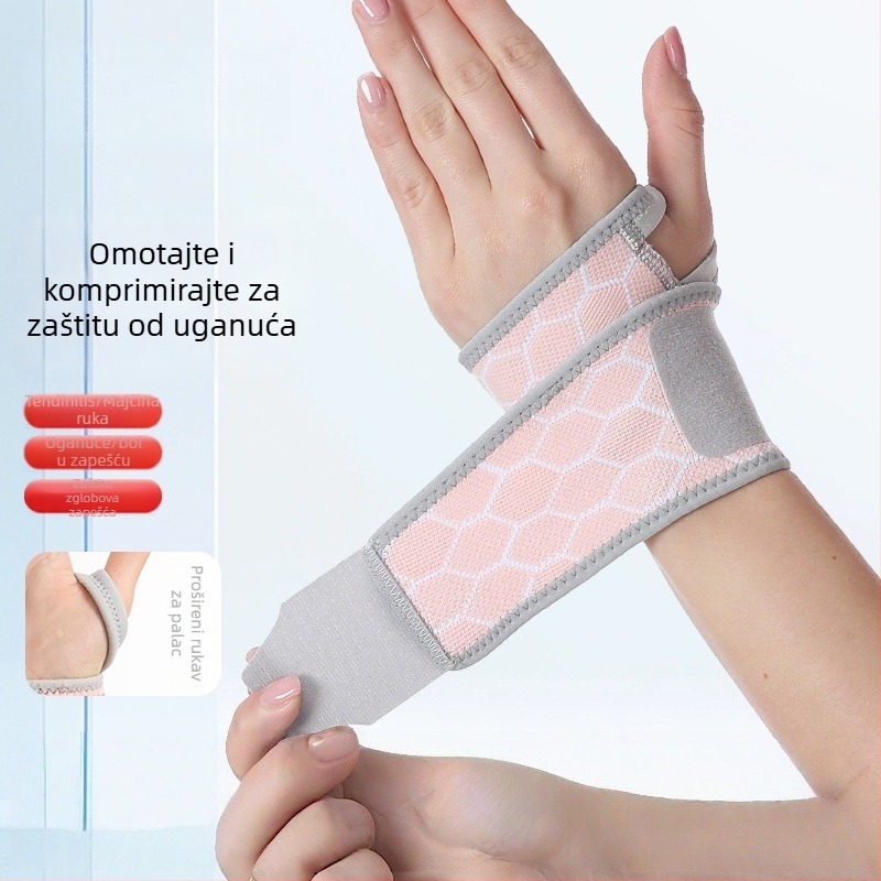 Prozračna kompresijska narukvica za zglob za badminton, košarku i tenis