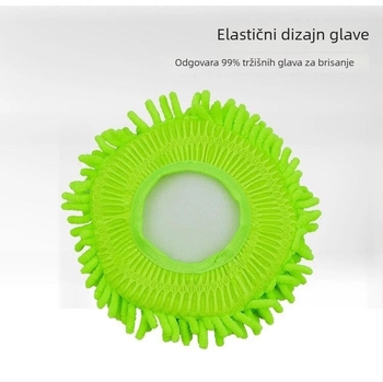Liangda Chenille univerzalna okrugla glava mopa, apsorbirajuća, zamjenska glava