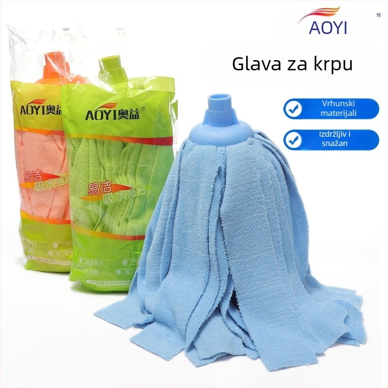 Aoyi vlaknasta glava mopa za kućni mop – zamjenska glava i dodatak za dršku