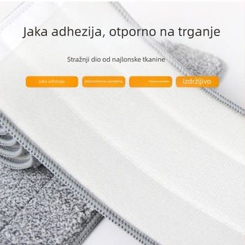 Zamjenski plat za Davidov hands-free ravni mop, kompatibilan s Lazy Mop i Scratcher Mop
