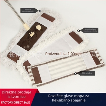 65 cm plosni mop – zamjenjiva krpa od pamuka