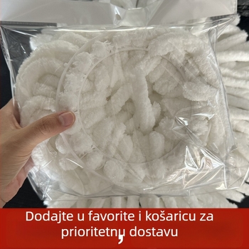 Univerzalna rotirajuća glava mopa D7 – zamjenska glava od vlakana, upija prašinu i tekućine