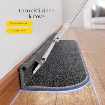 Novi dvostruko funkcionalni magični mop s metlom i brisanjem za podove, integrirani sustav čišćenja
