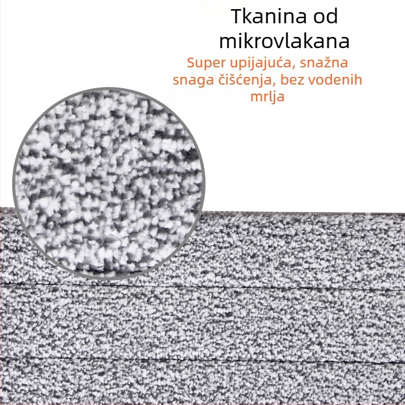 Zamjenska krpa za plosnu glavu mop-a s Velcro zatvaračem, različite veličine