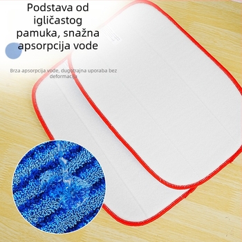 Zamjenska krpa za parni mop za pločice i drvene podove