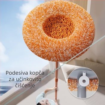 Alat za čišćenje prašine od stropa s perom, kućno čišćenje visokih stropova, mop s motivom suncokreta