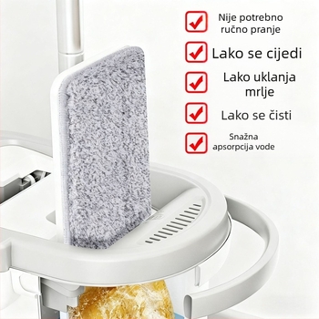 Veleprodajno platno za zamjenu glave pločastog mop-a, kompatibilno s Boshi, Meiya i Miaojie, s ljepiljivom glavom i perivim