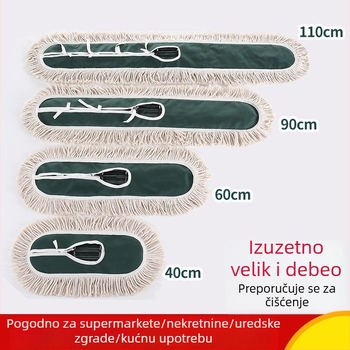 Ploška glava metle – platnasti pokrov za kanvas prašnjeg mop, pamuk zamjenski dio, više veličina