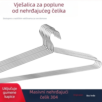 Nehrđajući čelični stalak za sušenje za unutarnji balkon, ojačan i produžen, ekstra velik za ručnike, deke i posteljine, čvrst visići dizajn