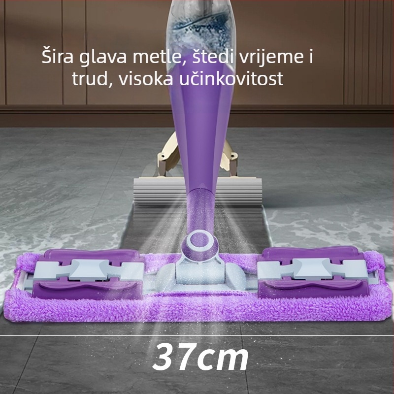 Sprej mop s jednoraznom krpom od mikrovlakana za mokro i suho čišćenje