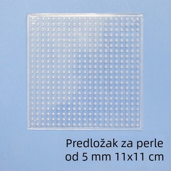 5 mm perlica šablona, 11×11, dječja DIY edukativna slagalica ploča