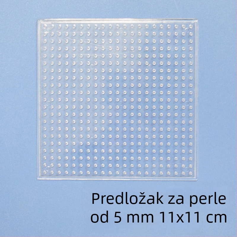 5 mm perlica šablona, 11×11, dječja DIY edukativna slagalica ploča