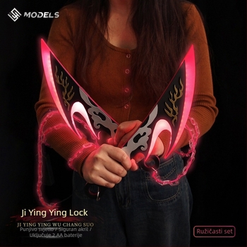 Naraka: Bladepoint artikl — Ji Yingying White Impermanence figurica s lancem i svjetlećim oružjem