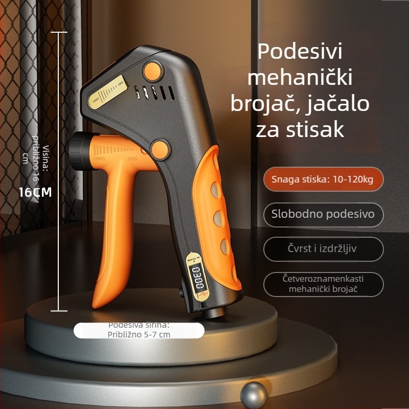 Uređaj za treniranje snage hvata za ruku i podlakticu, rehabilitacija snage prstiju, podesivo naprezanje