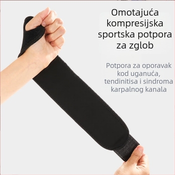 Prozračan, podesiv sportski zaštitni kaiš za zglob za košarku, badminton i tenis