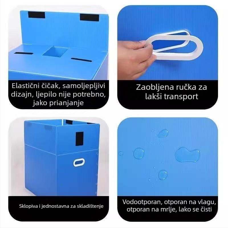 Vodootporna sklopa kutija za preseljenje u japanskom/korejskom stilu za pohranu