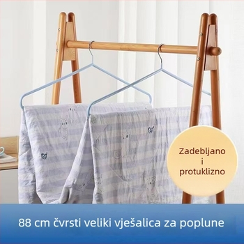 Velika vješalica za sušenje pokrivača i plahti, debela i produžena balkonska verzija