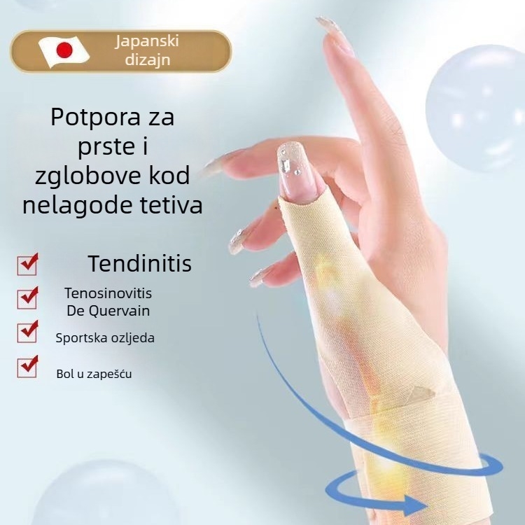 Japanski medicinski zaštitnik zapešća i prstiju, podrška palcu i pokrivanje ožiljka