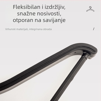Plastična podesiva vješalica s protukliznim slojem za odijela i garderobu – kućna vješalica za odjeću
