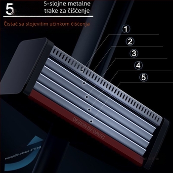 Mikrovlaknasti plosnati mop s kantom za kućnu upotrebu
