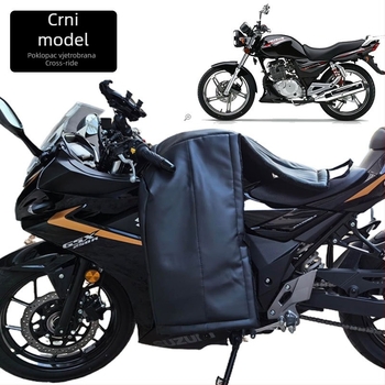Zimska PU vjetrootpornu navlaku za motocikl Honda cruiser, s flisom za toplinu