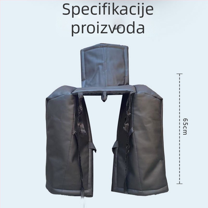 Zimska PU vjetrootpornu navlaku za motocikl Honda cruiser, s flisom za toplinu