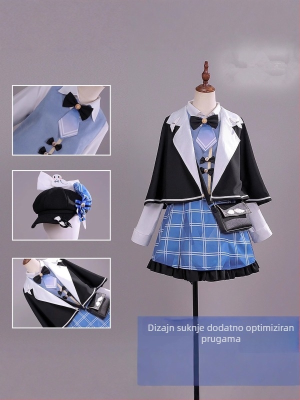 Cosplay kostim za čarobnu djevojku – Witch Trial, Orange Shirley, retro stil