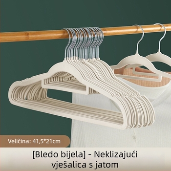 Protisklizni jastučići za ramena vješalice za odjeću, bez tragova