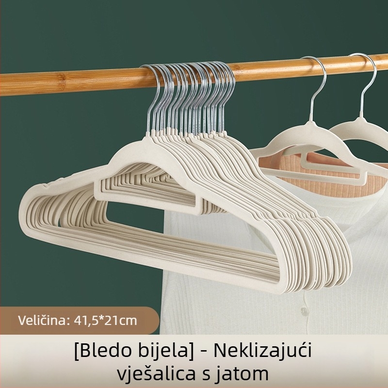 Protisklizni jastučići za ramena vješalice za odjeću, bez tragova