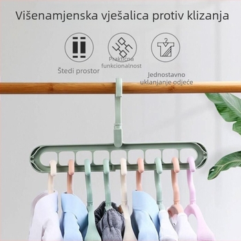 Sklopiva sušilica za odjeću s devet rupa, za kućnu upotrebu i putovanja