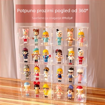 Prozirna akrilna vitrina za figurice i kolekcionarske predmete