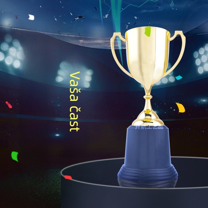 Plastični trofej za učenike osnovne škole, nagrada za završetak vrtića, 22 cm, prilagodljiv