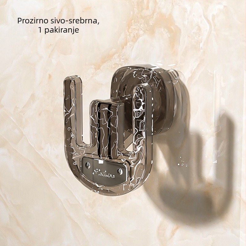 Držač papuča sa suction cupom – zidni držač za kupaonicu bez bušenja, odvod i skladištenje