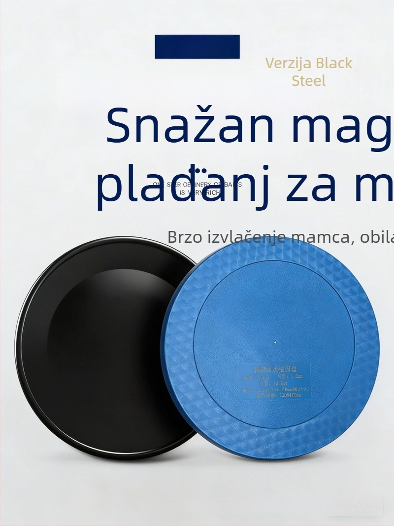 Magnetska posuda za mamce s jakim magnetima, kutija za ribolov, nosač za stolac za ribolov i učvršćivanje na zemlju – tri u jedan posuda za mamce