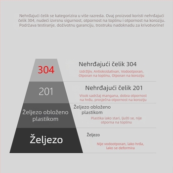 304 nehrđajući čelik – čvrsta vješalica za odjeću i kućni sušilo za rublje, za odrasle, hlače i dječju odjeću