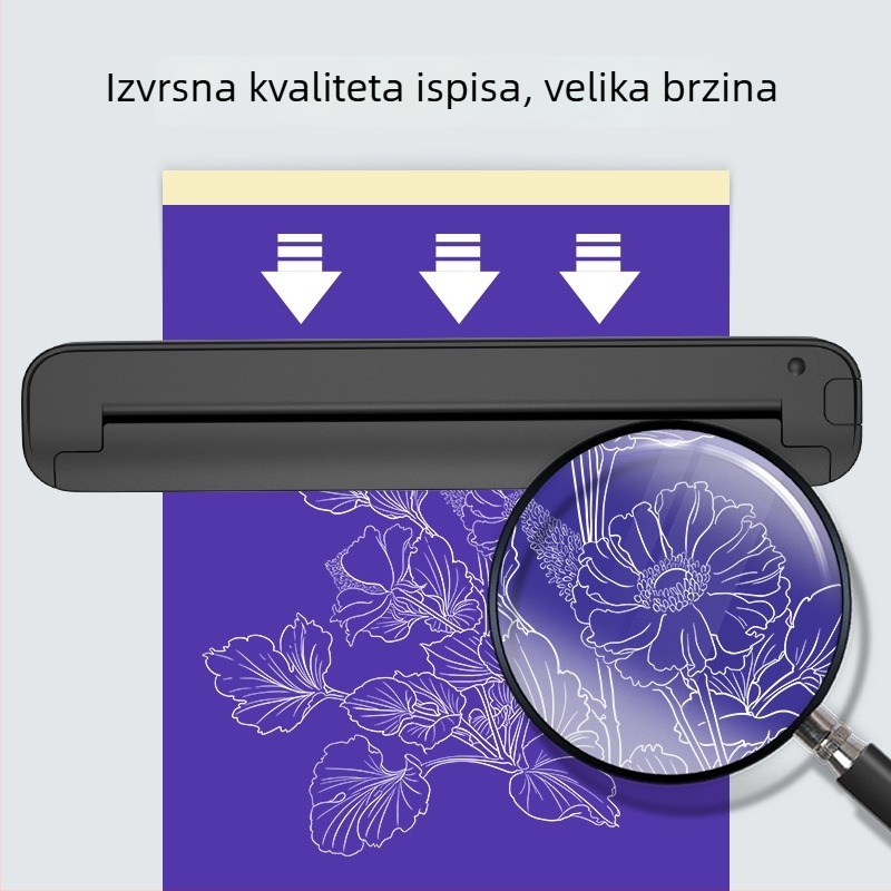 Prijenosni toplinski pisač za tetovaže, mali, mat prijenos, bez tinte, model ST80, za kućnu uporabu