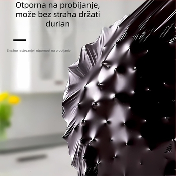 Vreće za smeće sa šnurlama za kućnu upotrebu, debele i velike, 50×60 cm, s ručkama i automatskim zatvaranjem