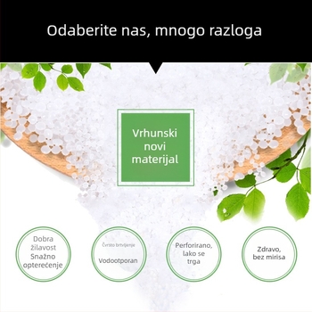 Velike crne plastične vreće za otpad s ravnim otvorom, ojačane, za vanjsku upotrebu, za hotelsku i imovinsku sanitaciju