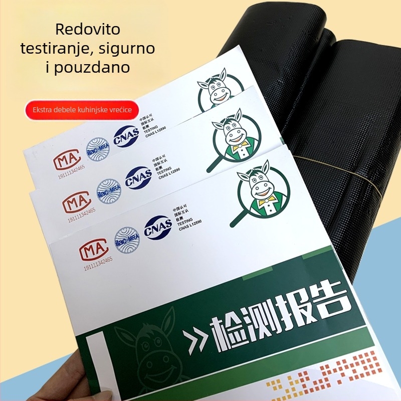 Kuhinjski otpadni kanta, ekstra debela, velika, prijenosna plastična, ekonomski paket