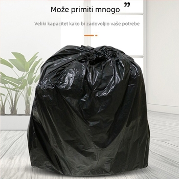 Velike polietilenske vreće za otpad, debeli, 90 x 100 cm, 50 komada, dvostrane, trostrukog sloja