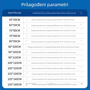 Velike crne HDPE plastične vrećice za hotelsko održavanje, jednokratne, ravnog otvora, komercijalna upotreba, veleprodaja