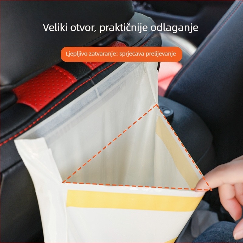 Auto-priključne vrećice za otpad za stolove i ured; samoljepljive za djecu i vozila
